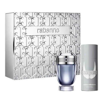 Invictus Eau de Toilette Men 2PC Set 3.4 oz + 5.1 oz Deodorant Spray by Paco Rabanne - PERFUME BOUTIQUE