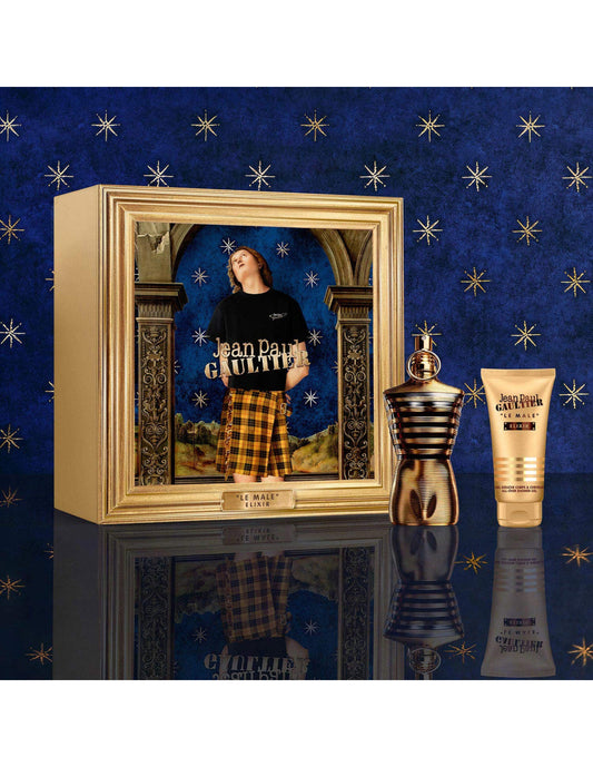 Le Male Elixir Parfum 2PC set by Jean Paul Gaultier - PERFUME BOUTIQUE