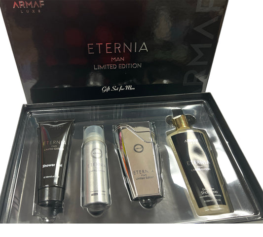 Eternia Man by Armaf Limited Edition Men 4-PC Gift Set eau de Parfum - PERFUME BOUTIQUE