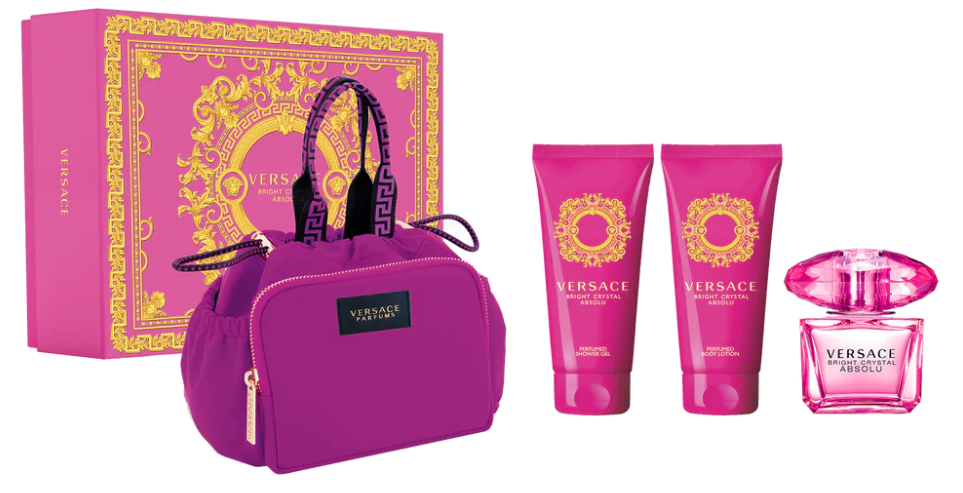 Bright Crystal Absolu Eau de Parfum 4PCS by Versace - PERFUME BOUTIQUE