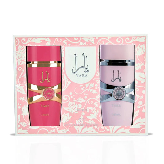 Yara 2PC set by Lattafa - PERFUME BOUTIQUE