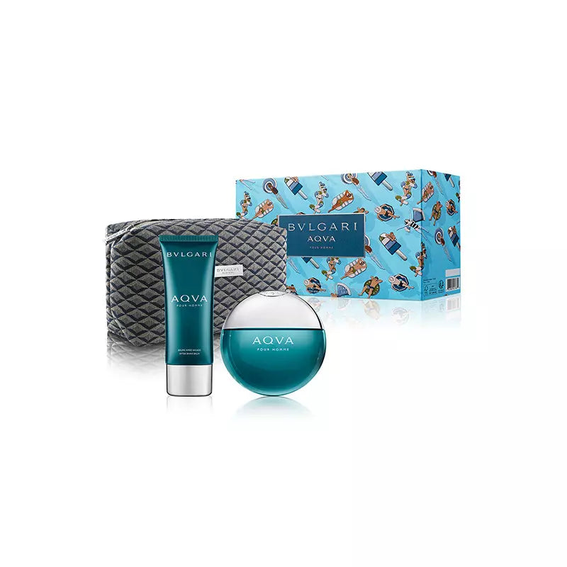 AQVA Pour Homme Men Gift Set by Bvlgary Eau de Toilette - PERFUME BOUTIQUE