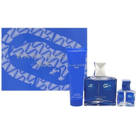 Mark Ecko Blue 3 Piece Men Gift Set eau de Toilette - PERFUME BOUTIQUE