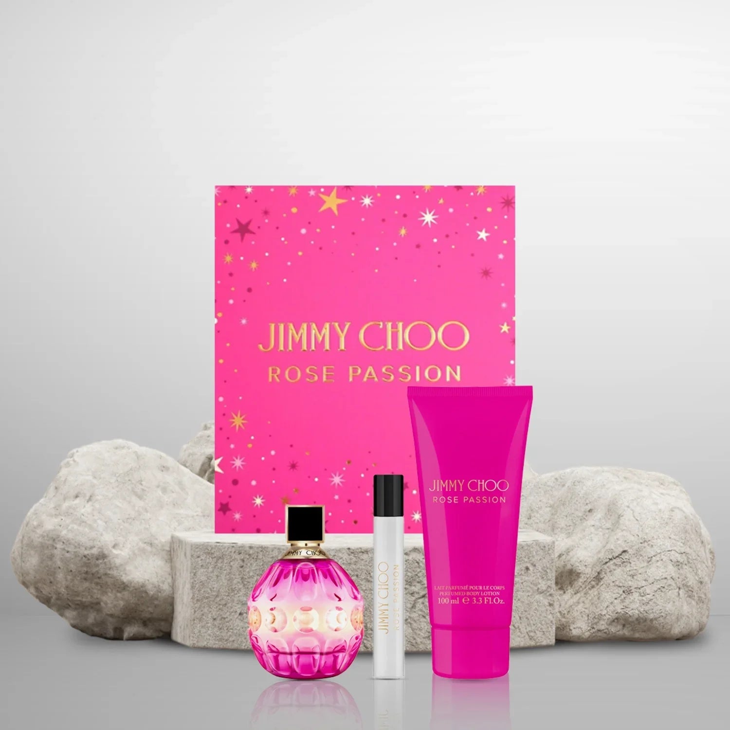 Rose Passion Eau de Parfum 3PCS by Jimmy Choo - PERFUME BOUTIQUE