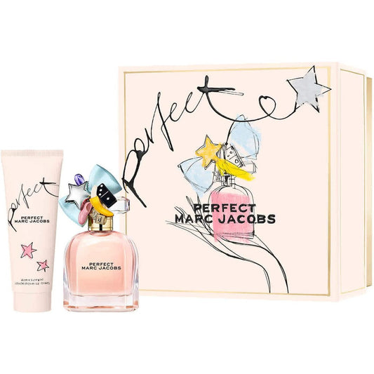 Marc Jacobs Perfect 2 Piece Women Gift Set: Eau de Parfum 100ml - Body Lotion 75ml - PERFUME BOUTIQUE