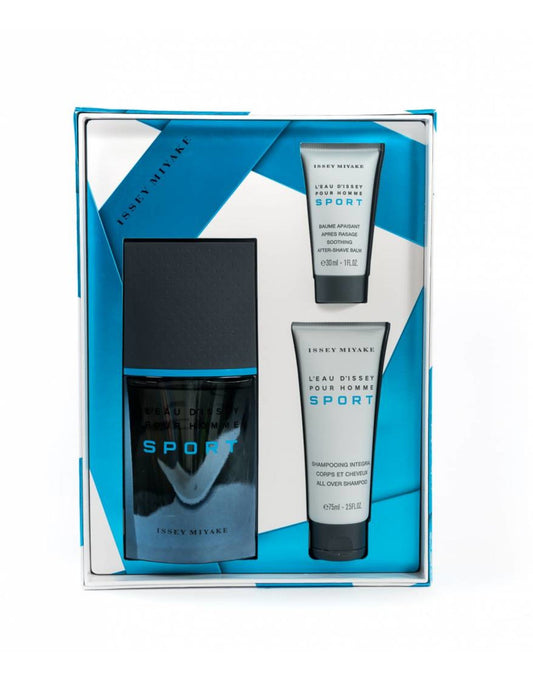 L'Eau D'issey Pour Homme Sport Men Gift Set by Issey Miyake Eau de Toilette - PERFUME BOUTIQUE