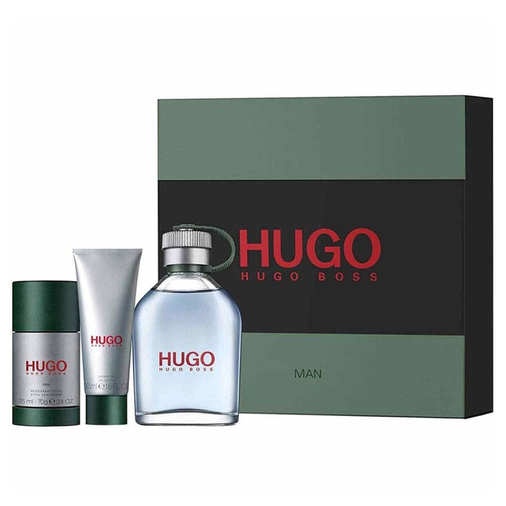 Hugo Man 3pc Gift Set by Hugo Boss Eau de Toilette - PERFUME BOUTIQUE