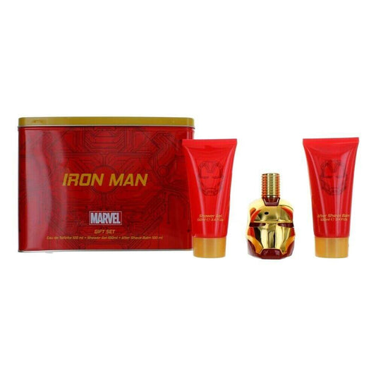Iron Man by Marvel 3 PC Set Tin eau de Toilette - PERFUME BOUTIQUE