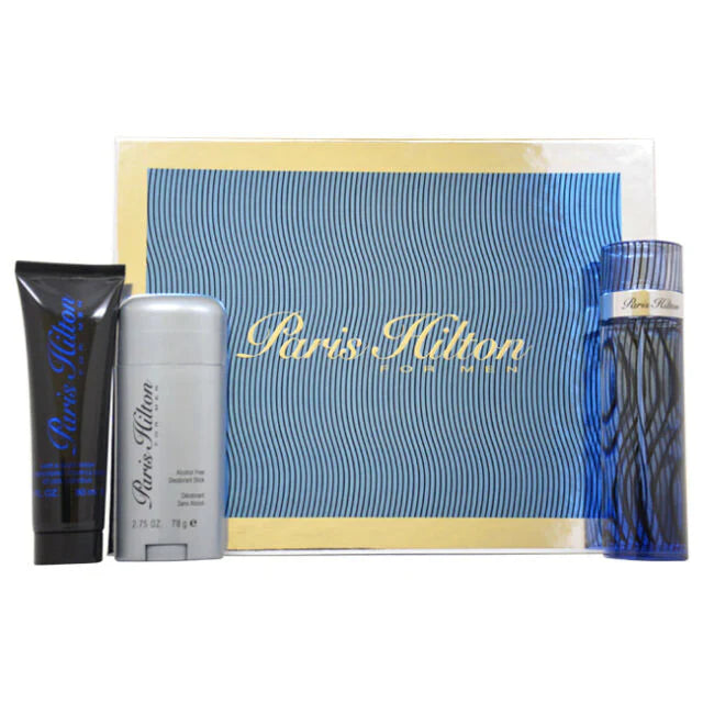 Paris Hilton for Men Gift Set 3pcs by Paris Hilton Eau de Toilette - PERFUME BOUTIQUE