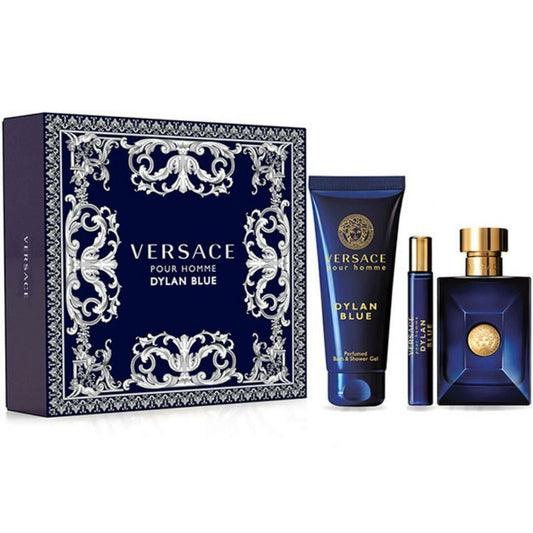 Dylan Blue Pour Homme Eau de Toilette 3PCS by Versace - PERFUME BOUTIQUE